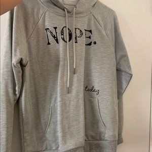 Nope, not today hoodie